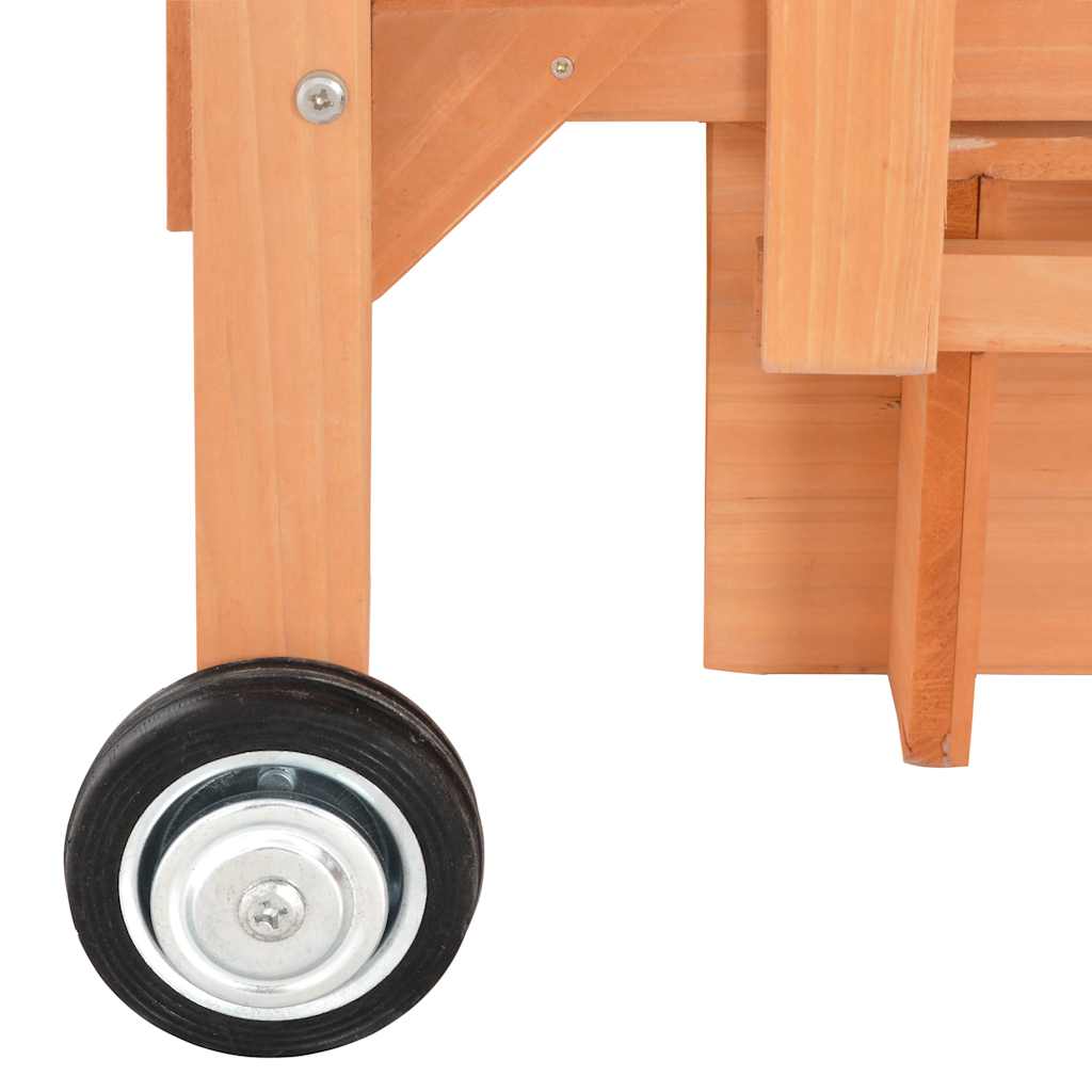 Casetta dei Giochi con Sabbiera in Legno di Abete Blu UV50 - homemem39