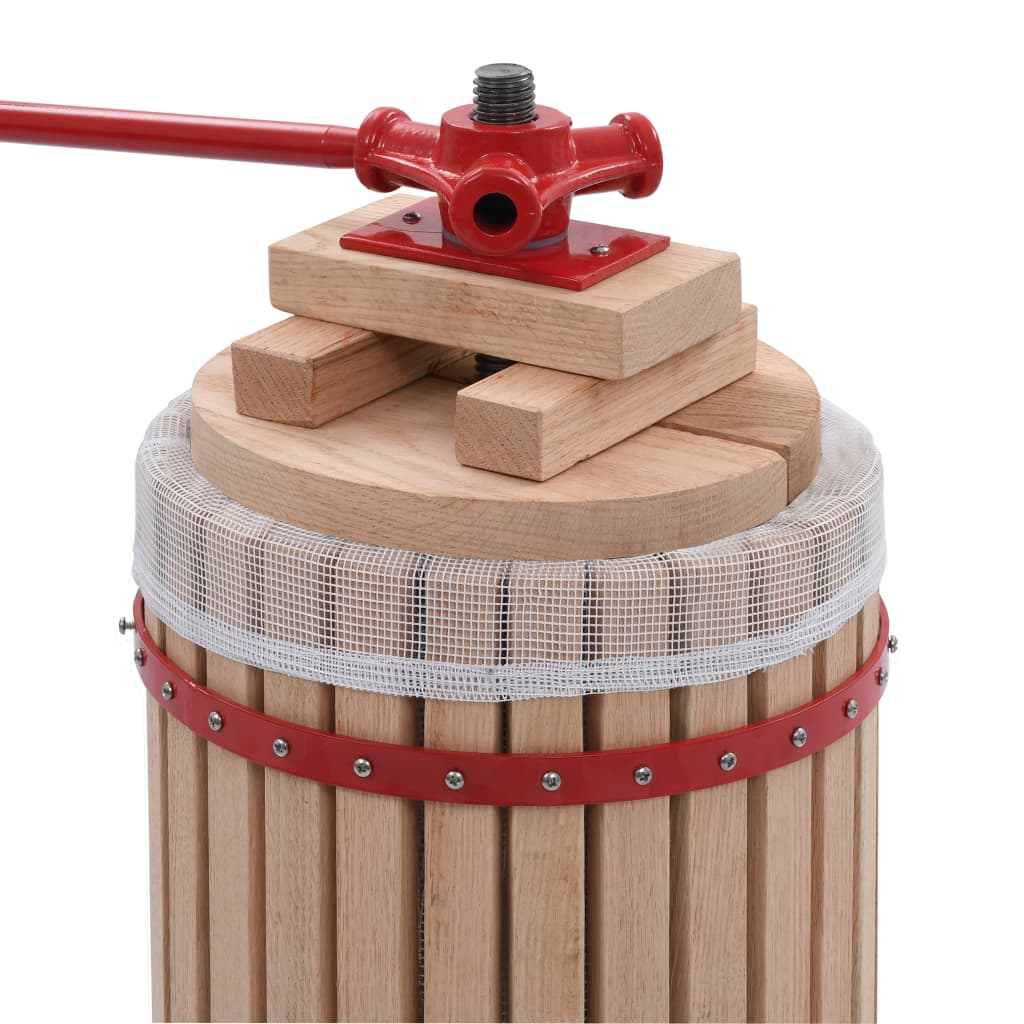 Torchio per Frutta e Vino con Sacco in Tessuto 24 L Rovere - homemem39