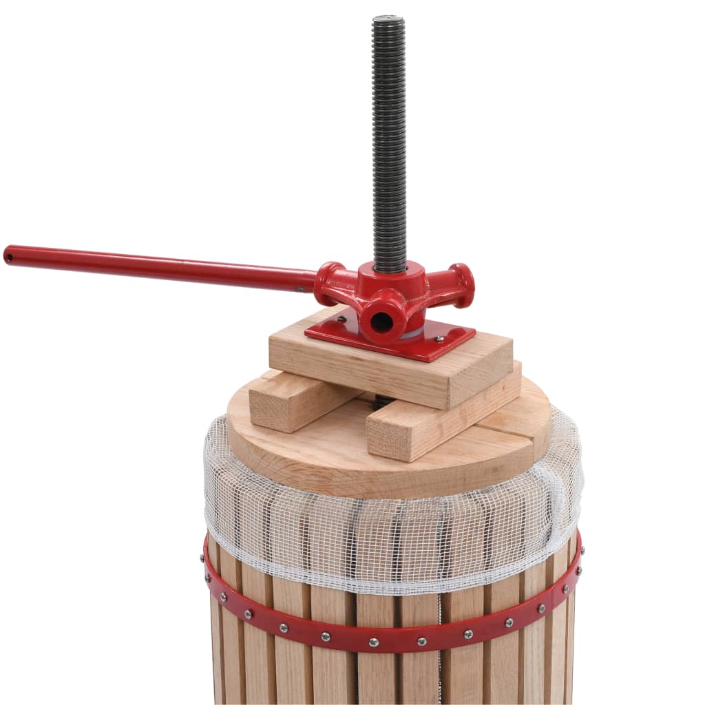 Torchio per Frutta e Vino con Sacco in Tessuto 30 L Rovere - homemem39