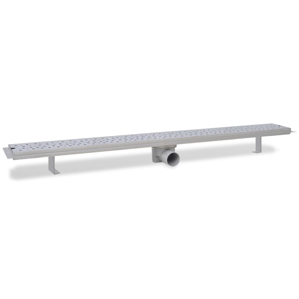 Scarico Doccia Lineare 2pz Design Bolle 1030x140mm Acciaio Inox - homemem39