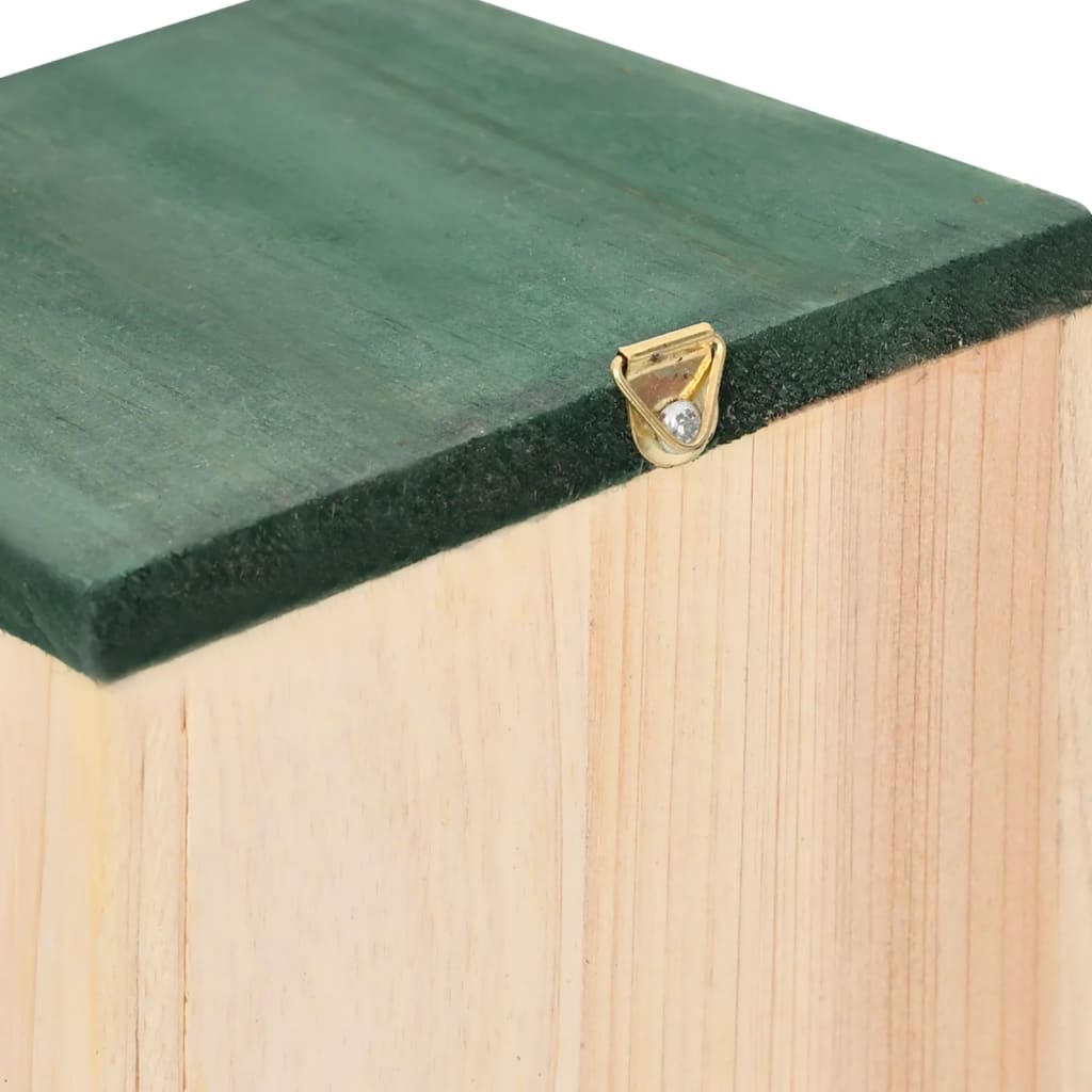 Casette per gli Uccelli 8 pz in Legno 12x12x22 cm - homemem39