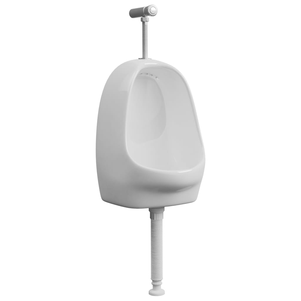 Orinatoio Sospeso con Sciacquone in Ceramica Bianco - homemem39
