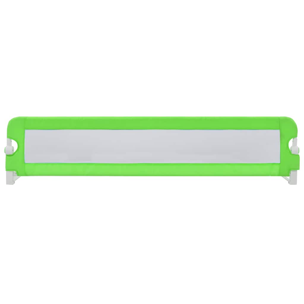 Sponde Letto di Sicurezza Bambini Verde 180x42cm Poliestere - homemem39