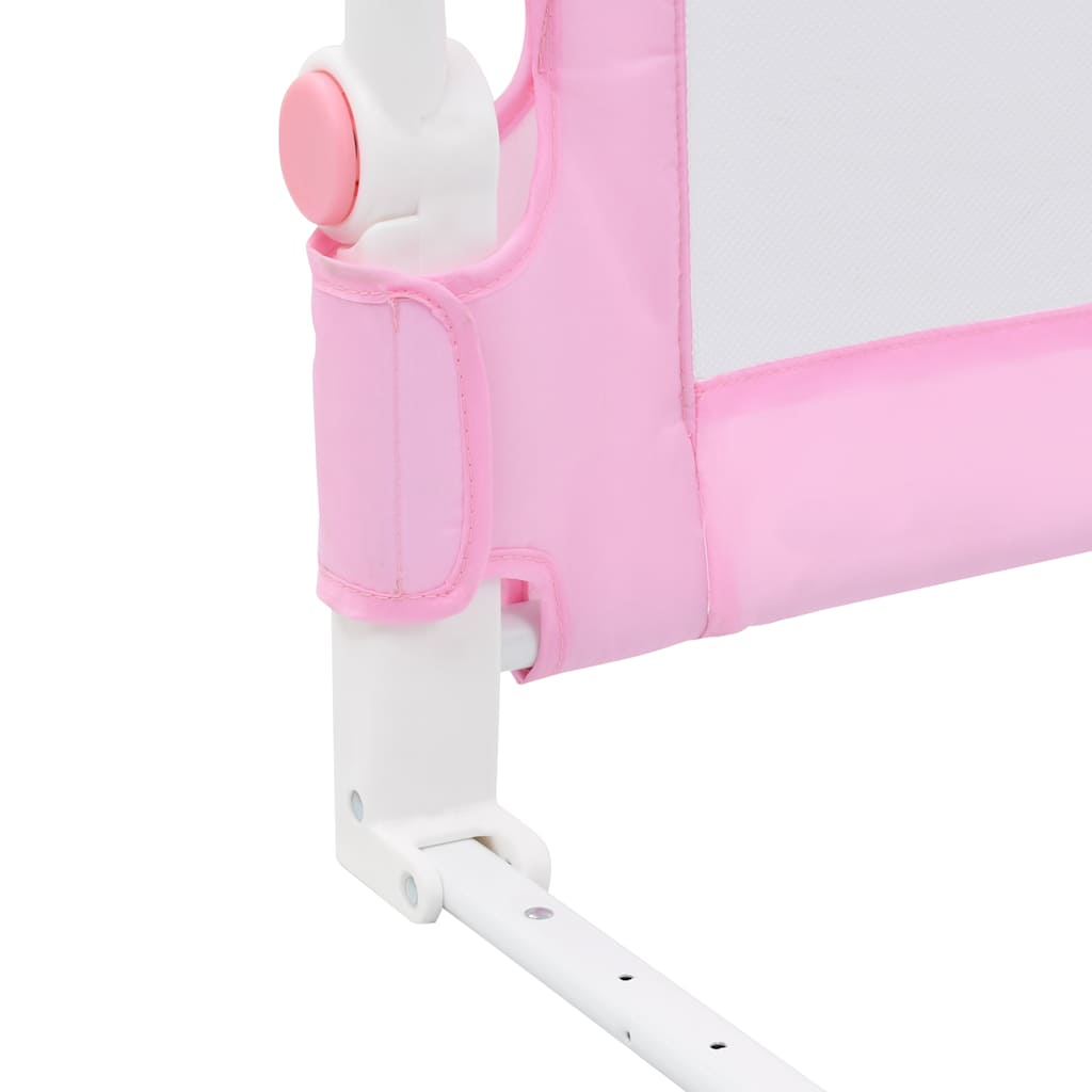 Sponde Letto di Sicurezza Bambini Rosa 120x42cm in Poliestere | homemem39
