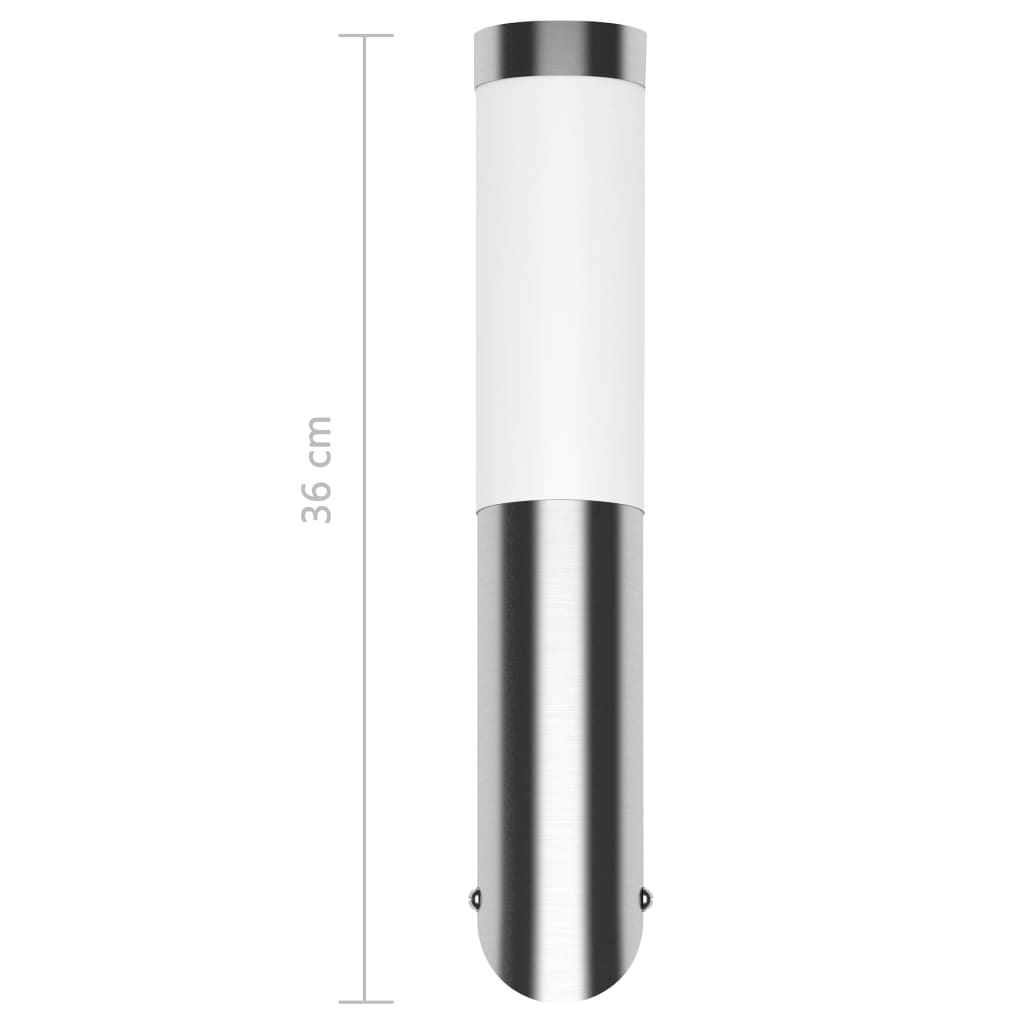 Lampioncino da giardino moderno in acciaio inox per interni ed esterni | homemem39