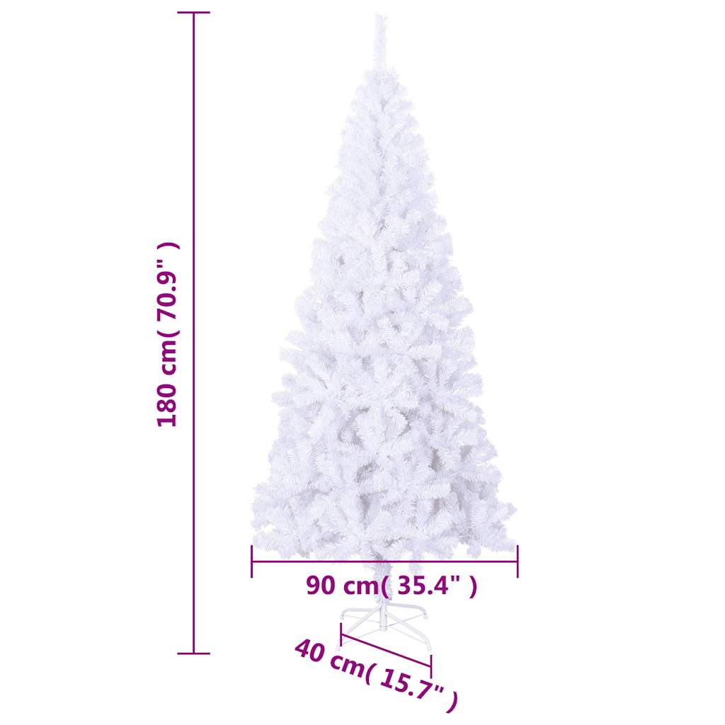 Albero di Natale Artificiale con Supporto 180 cm 620 Rami | homemem39