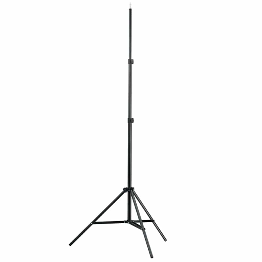 Set Studio Fotografico Fondale Nero 600x300 cm e Luci - homemem39