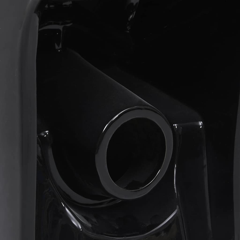 Vaso WC in Ceramica con Scarico Dietro Nero - homemem39