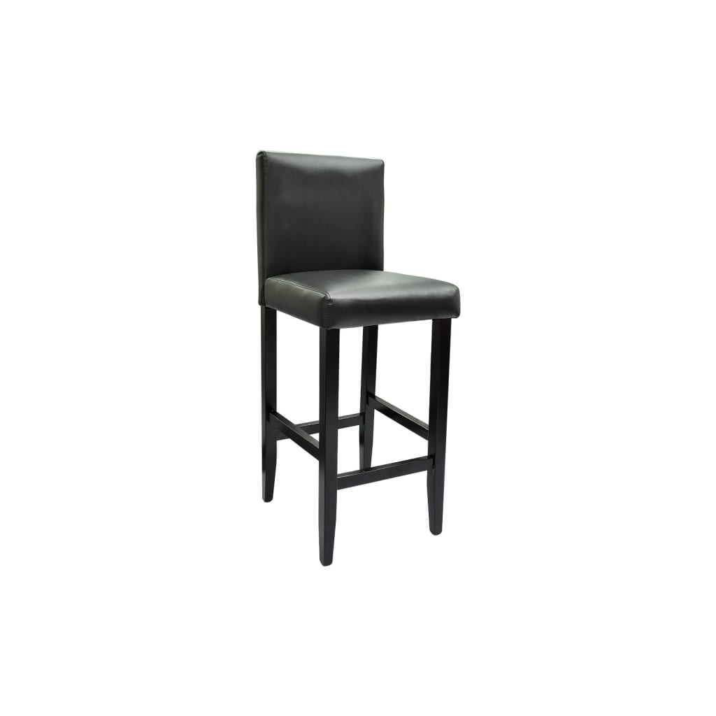 Set Tavolino da Bar con 2 Sgabelli Neri - homemem39