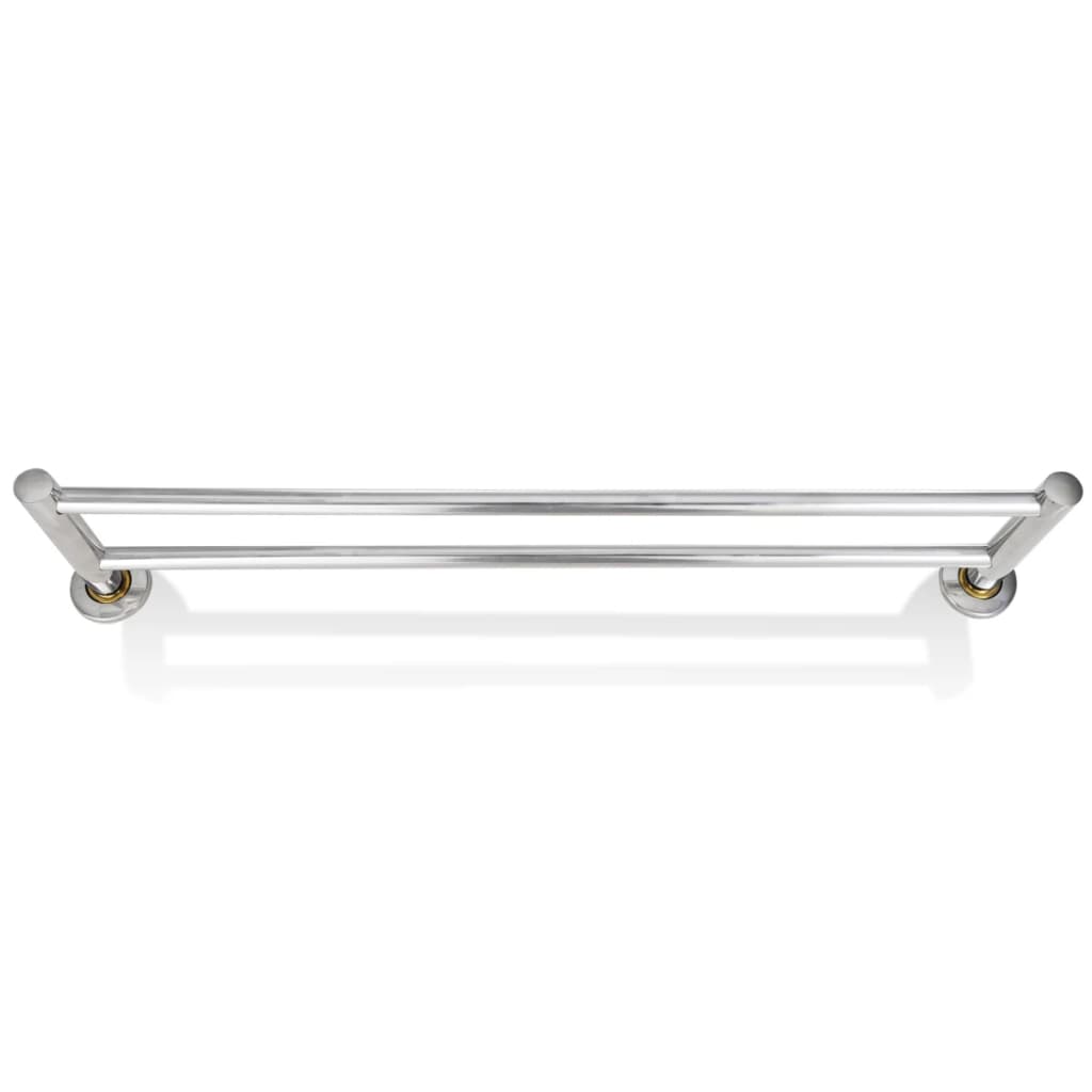 Porta Asciugamani in Acciaio Inox 2 Barre - homemem39