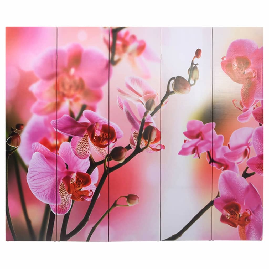 Paravento Pieghevole 200x170 cm con Stampa Fiore - homemem39