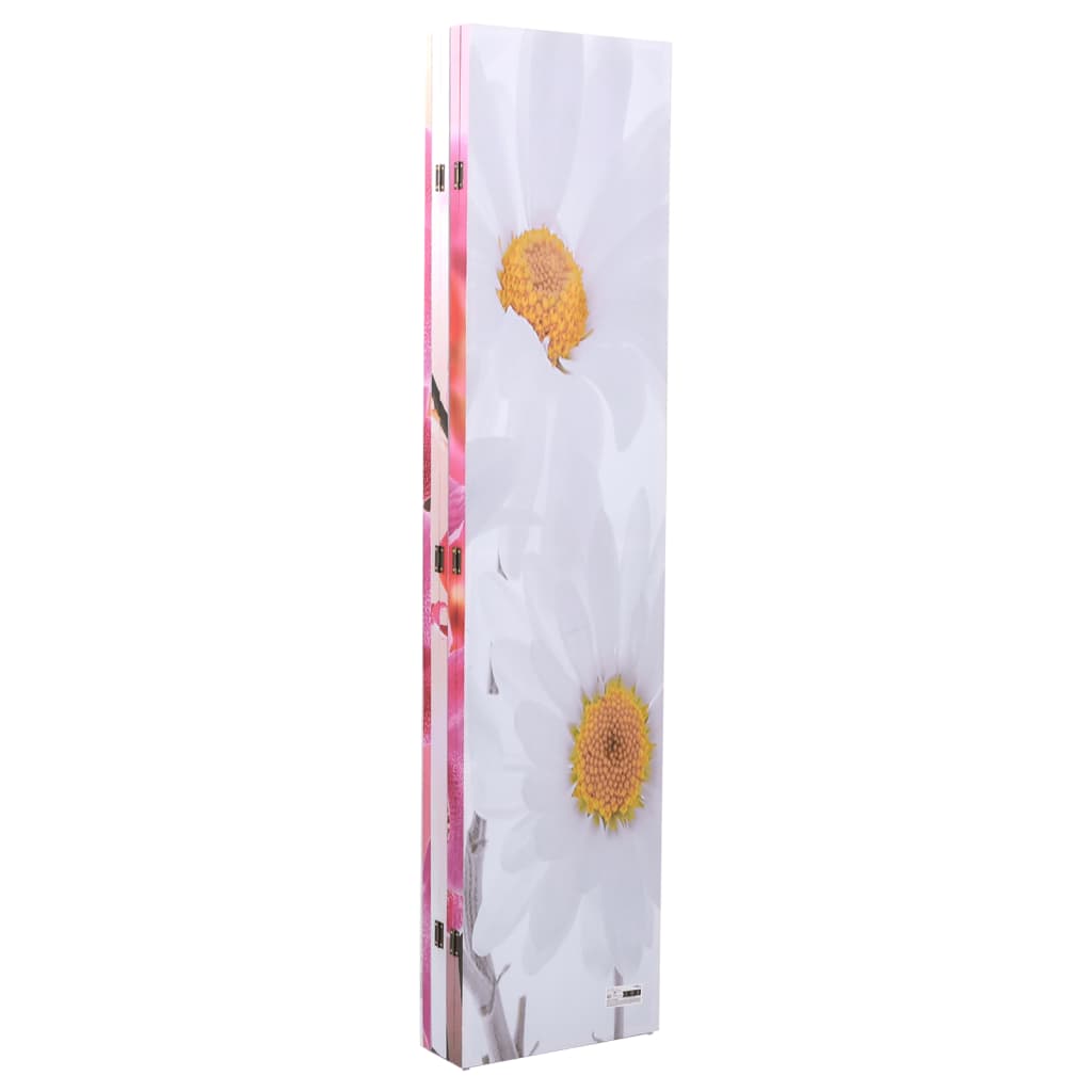 Paravento Pieghevole 200x170 cm con Stampa Fiore - homemem39