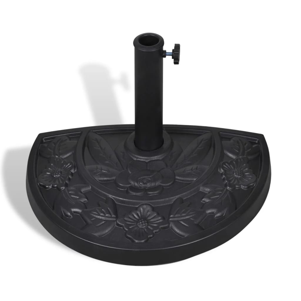 Base per parasole/ombrellone semicircolare in resina - homemem39