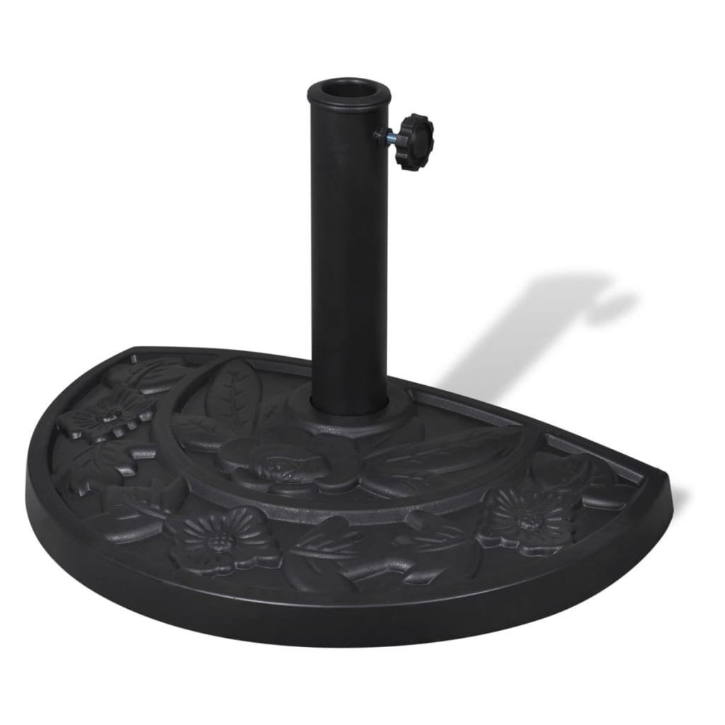 Base per parasole/ombrellone semicircolare in resina - homemem39