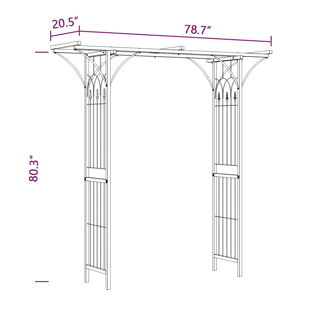 Arco da Giardino 200x52x204 cm | homemem39