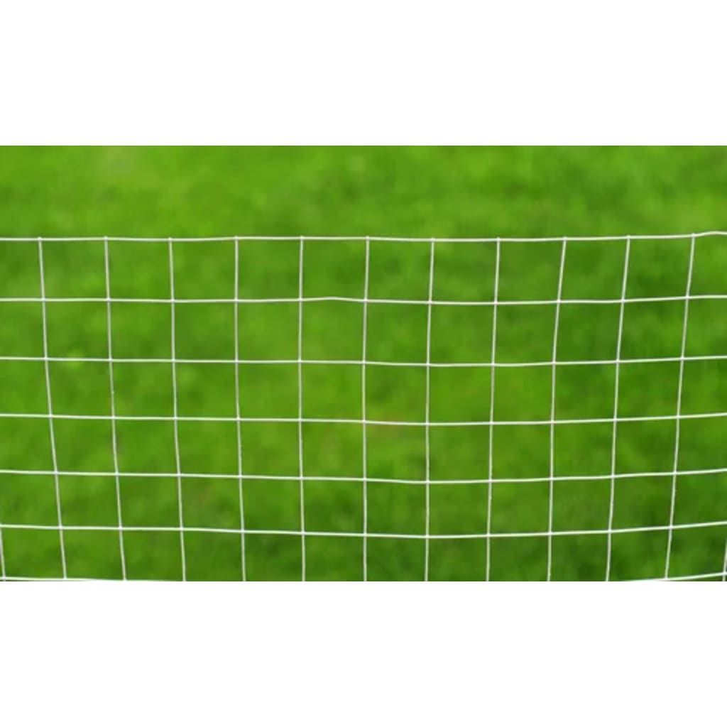 Recinzione in Rete per Pollaio Acciaio Zincato 10x1 m Argento | homemem39