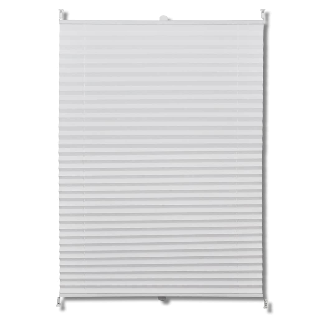 Tenda Plissettata 60x125cm Bianca Oscurante