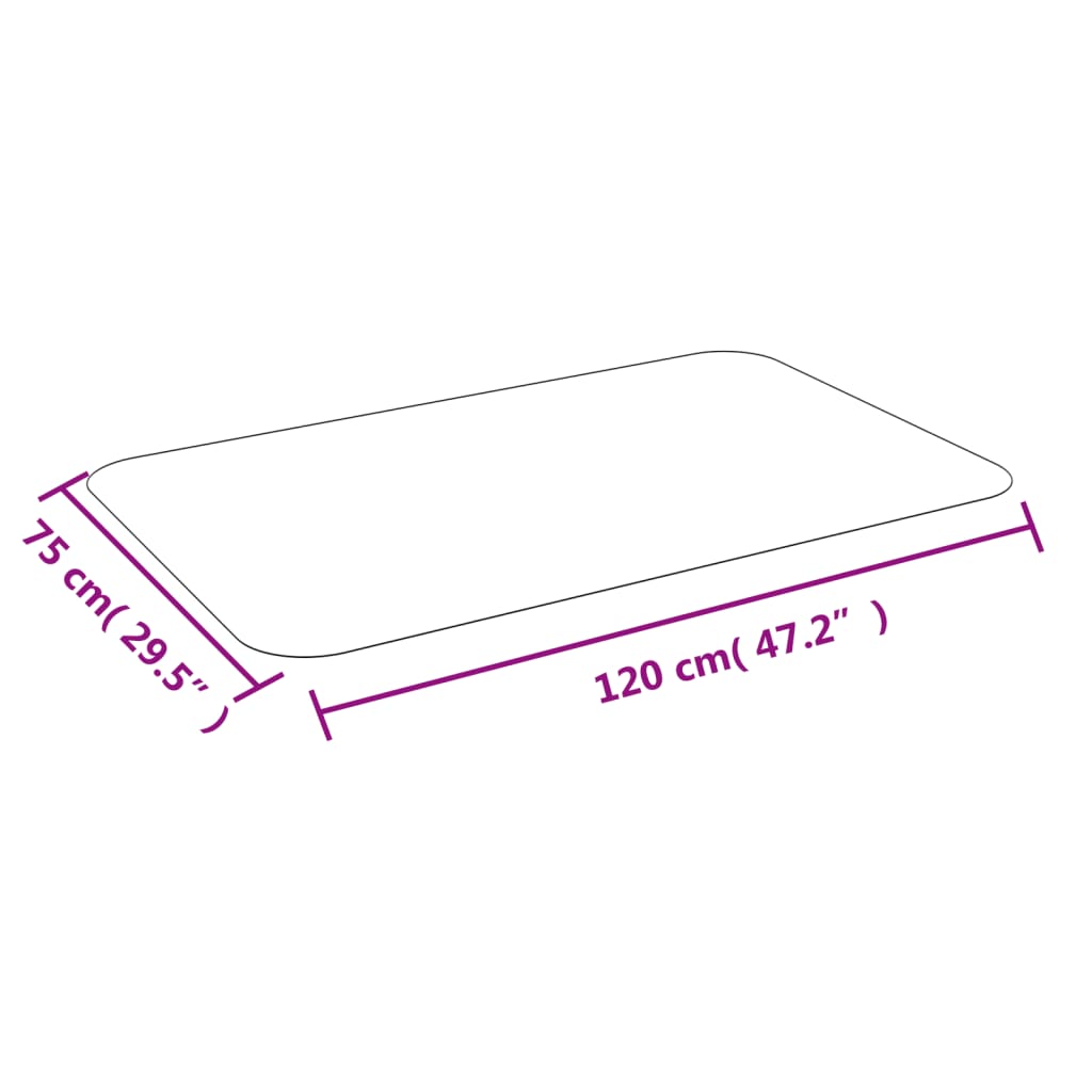 Tappetino per Laminato o Moquette 75 cm x 120 cm - homemem39