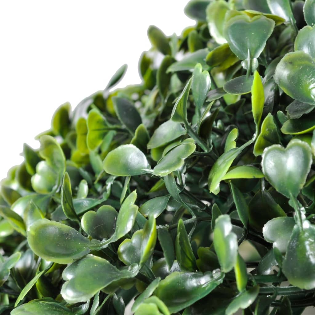 Sfere di Bosso 2 pz Arte Topiaria con Foglie 27 cm | homemem39