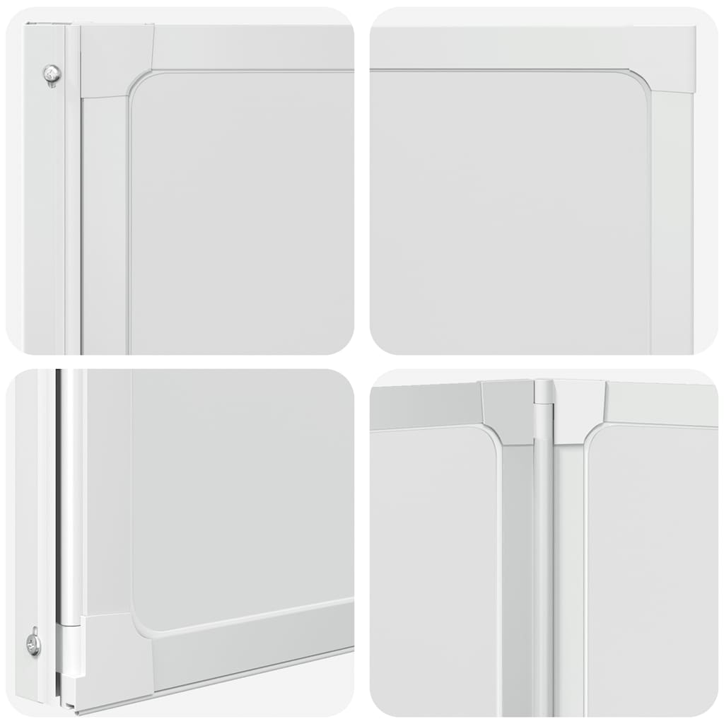 Parete per Doccia e Vasca Bagno 117x120cm 3 Pannelli Pieghevole | homemem39