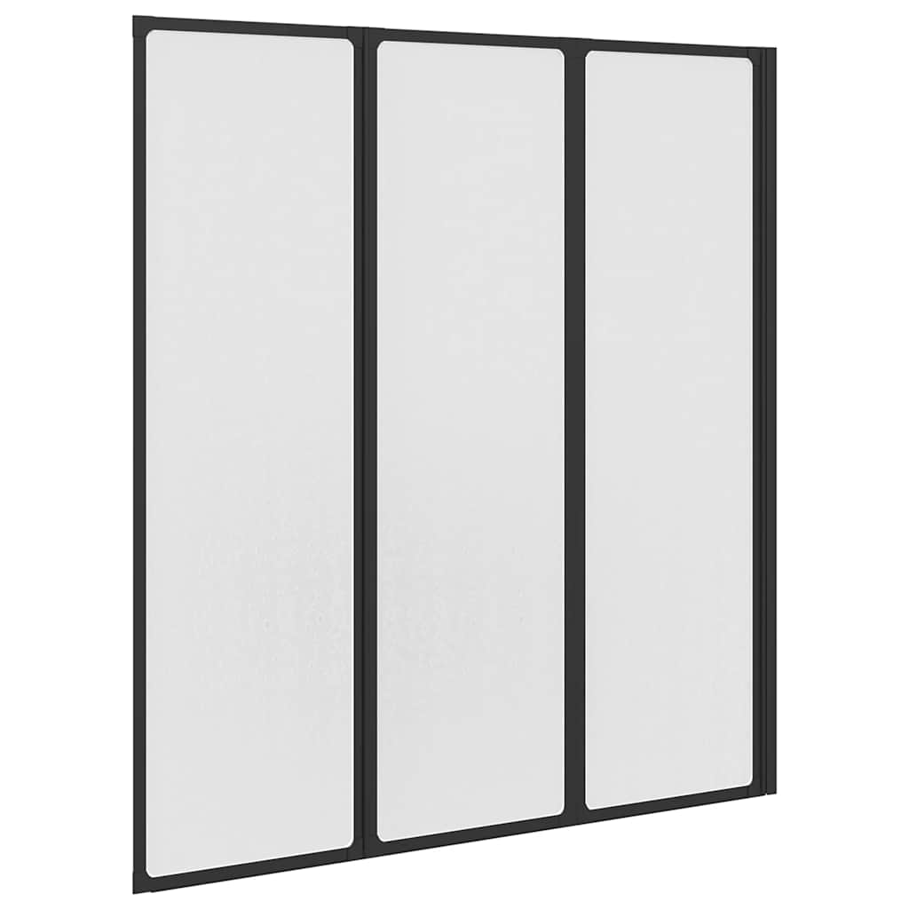 Doccia da bagno a parete 141 x 132 cm 3 Pannelli pieghevoli - homemem39