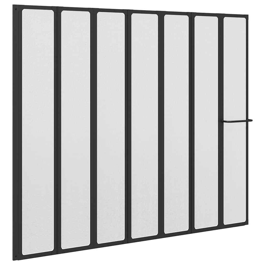 7 Pannelli pieghevoli con porta-asciugamano 140 x 168 cm doccia bagno - homemem39