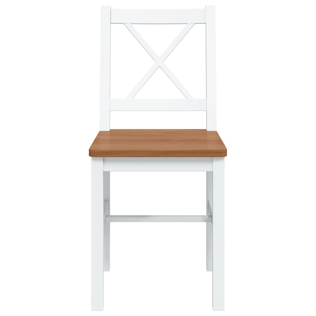 Set da Pranzo 5 pz Marrone e Bianco - homemem39