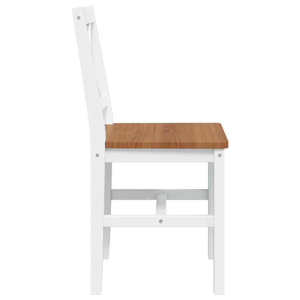 Set da Pranzo 5 pz Marrone e Bianco - homemem39