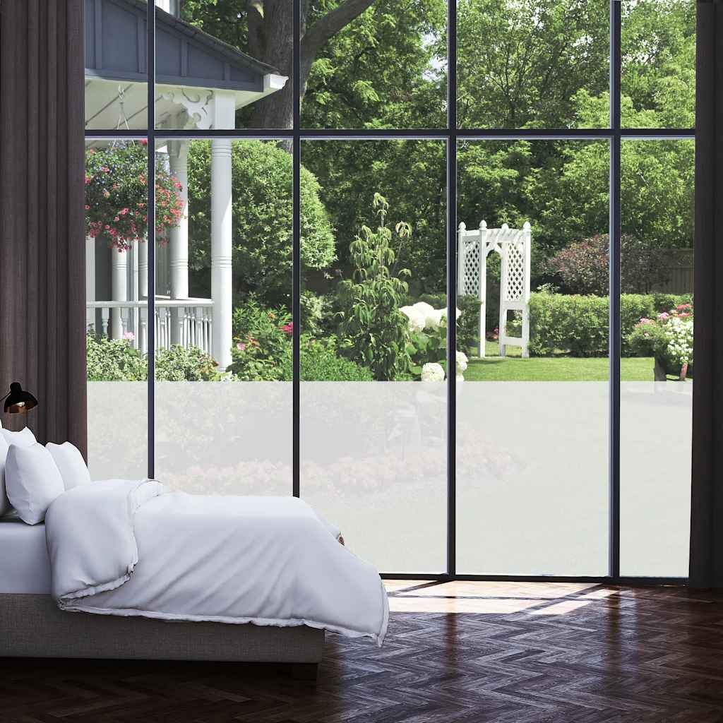 Pellicola per Finestra Smerigliata Grigia 0,9x5m PVC - homemem39