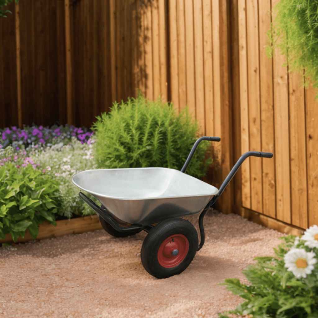 Carriola da Giardino con 2 Ruote 66 L - homemem39