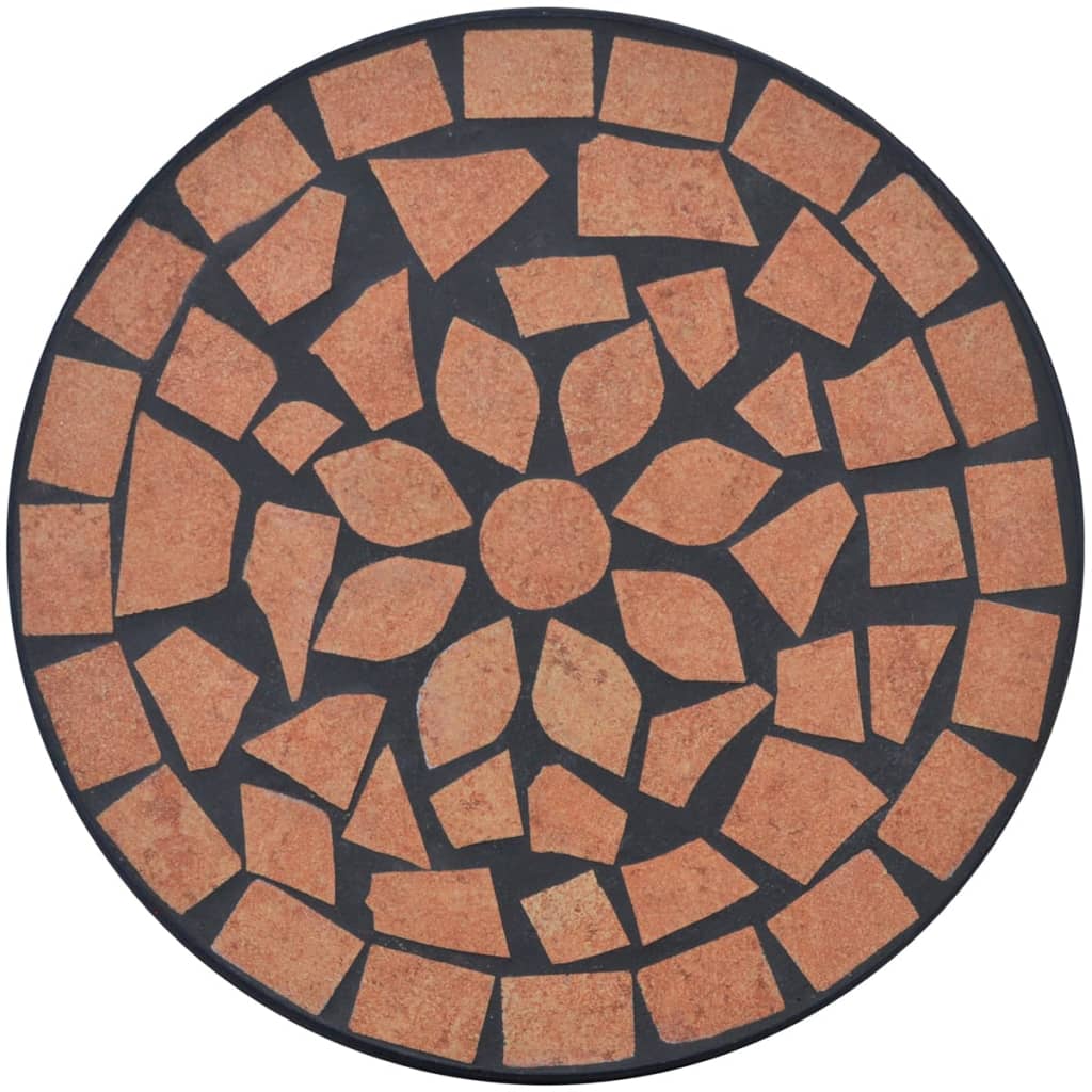 Tavolino per Piante con Mosaico Terracotta - homemem39