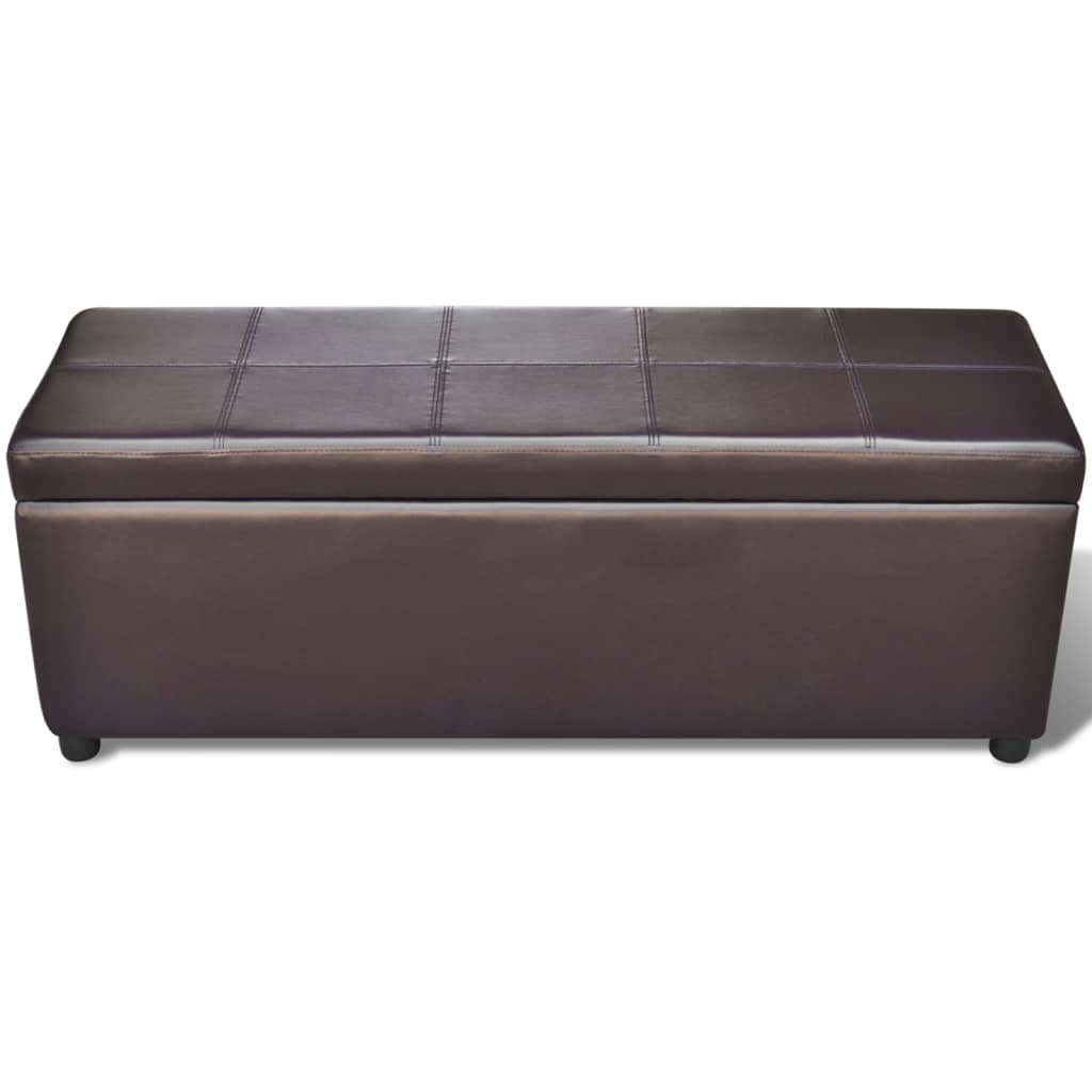 Cassapanca Lunga in Legno Marrone - homemem39