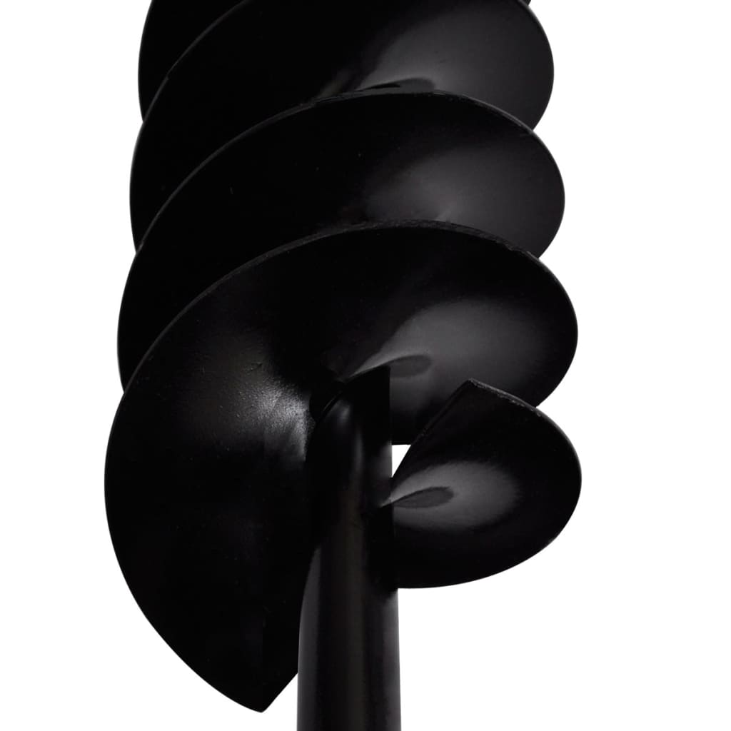 Trapano da Terra Maniglia Auger 120 mm Due Spirali Acciaio Nero | homemem39