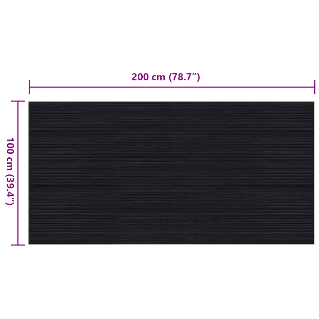 Tappetino Antiscivolo in Gomma 2 x 1 m a Lamiere Fini