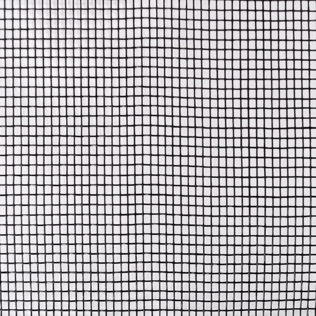Zanzariera in Fibra di Vetro 100x500 cm Nera | homemem39