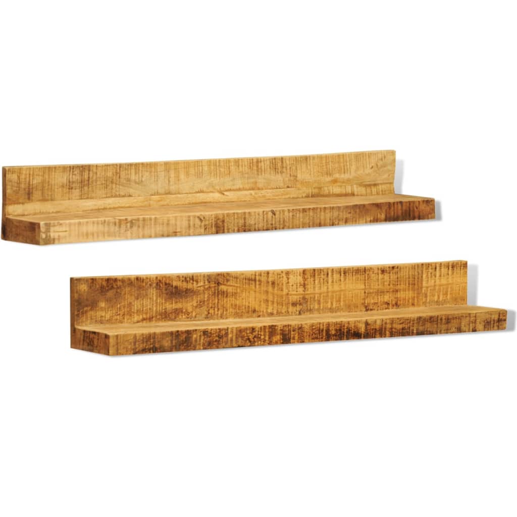 Mensole a muro in legno massiccio 2 articoli | homemem39