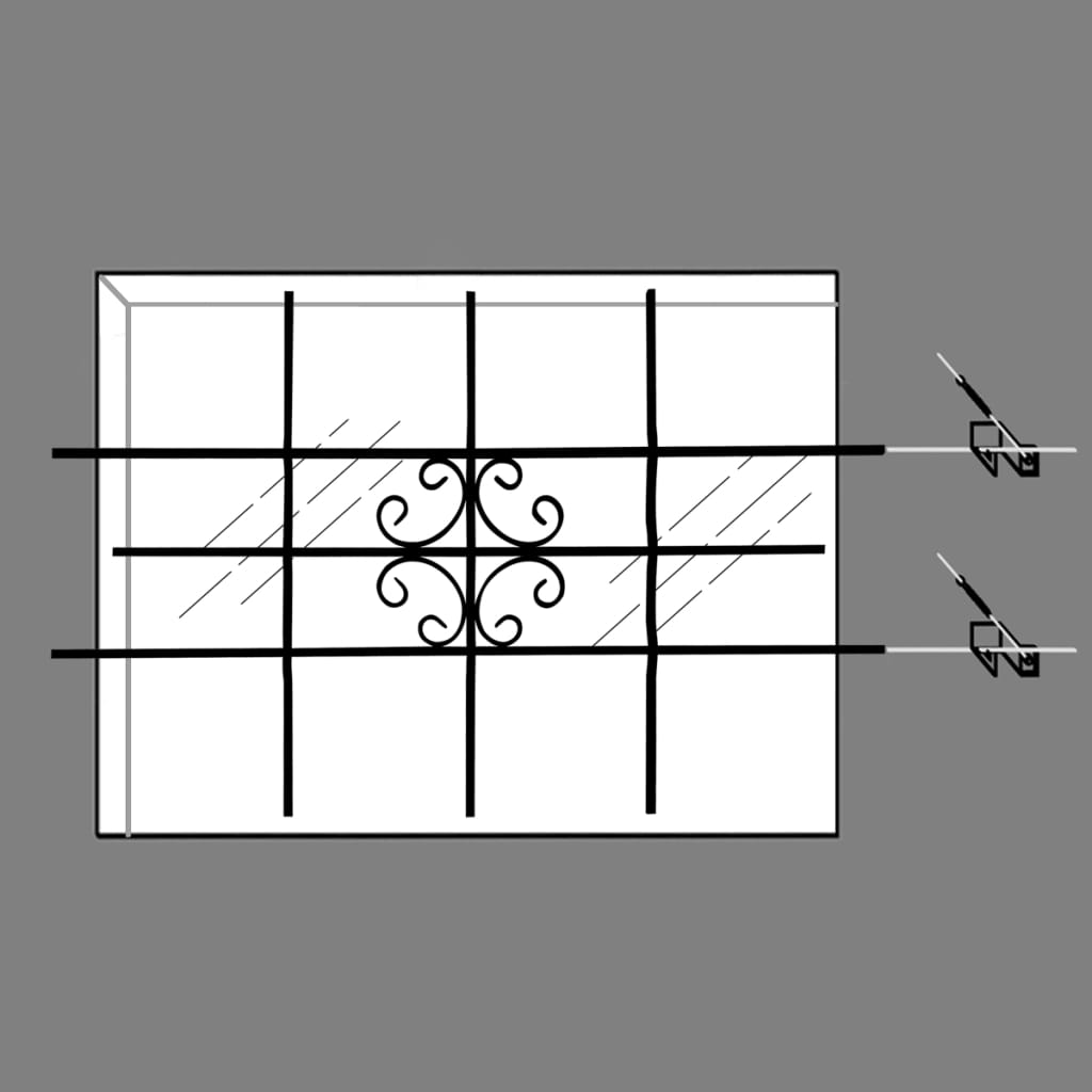 Grate di Sicurezza per Finestre 69 x 114 cm | homemem39