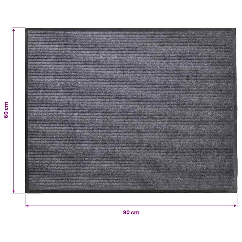 Zerbino Grigio 90 x 60 cm in PVC | homemem39