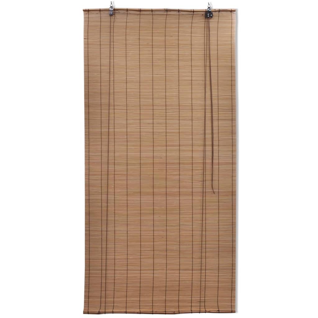 Tende a Rullo in Bambù Marrone 120x220 cm - homemem39