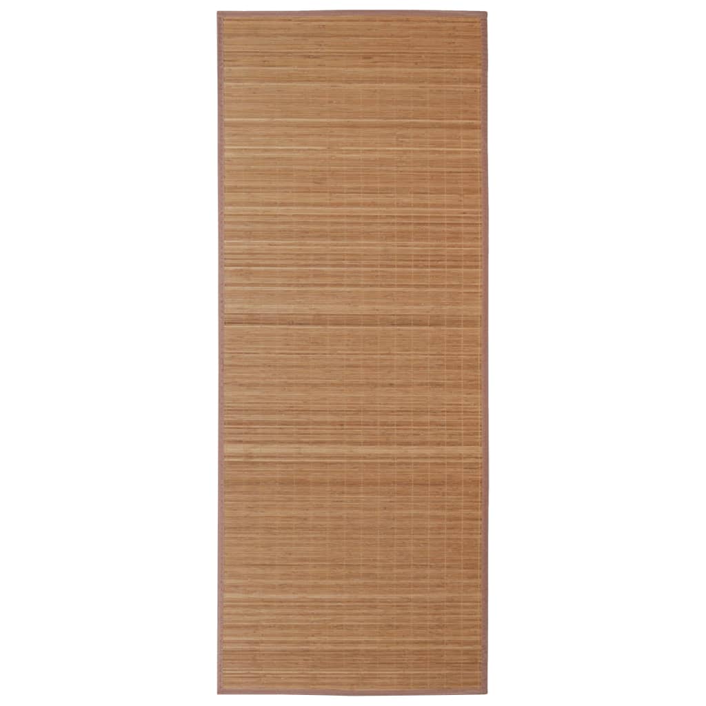 Tappeto Rettangolare in Bambù Marrone 80 x 300 cm - homemem39