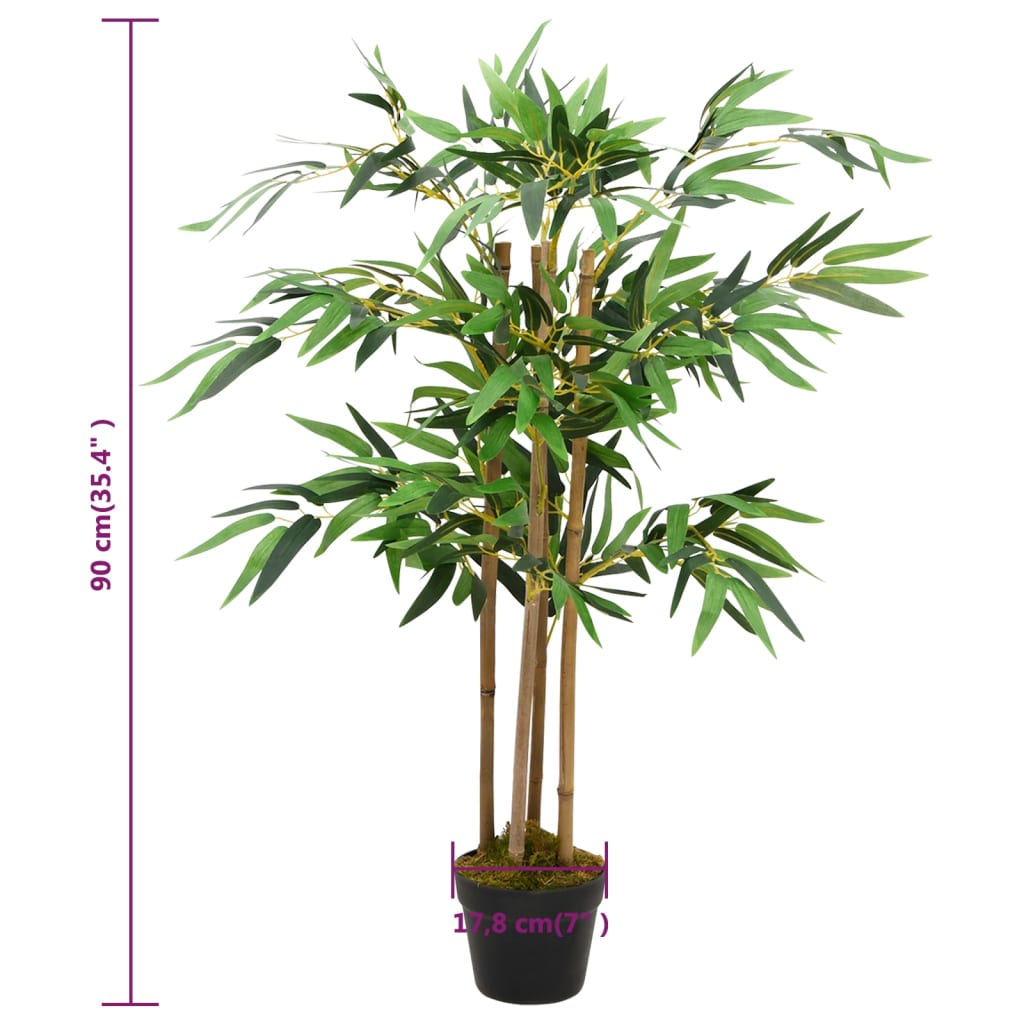 Pianta di Bambù Artificiale Twiggy con Vaso 90 cm - homemem39