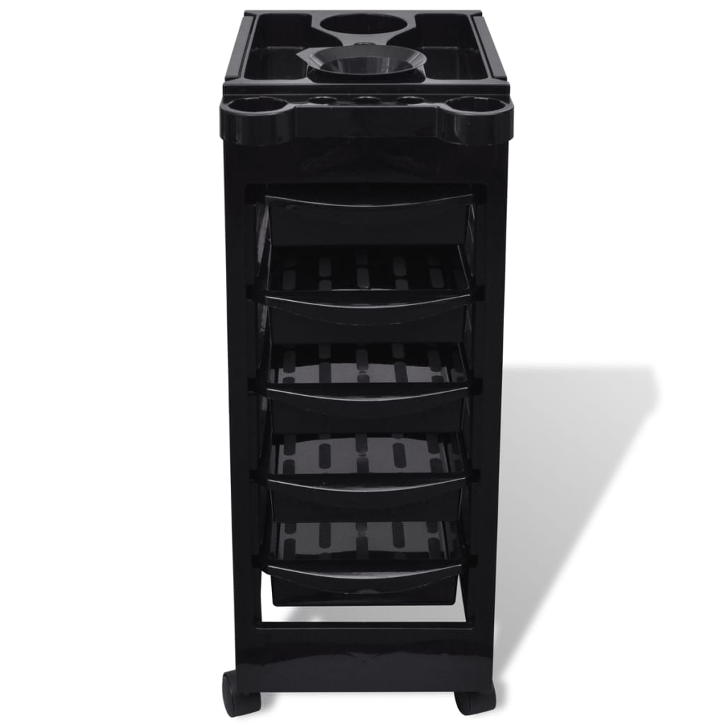 Trolley Portautensili Parrucchiere in Plastica con Ruote - homemem39