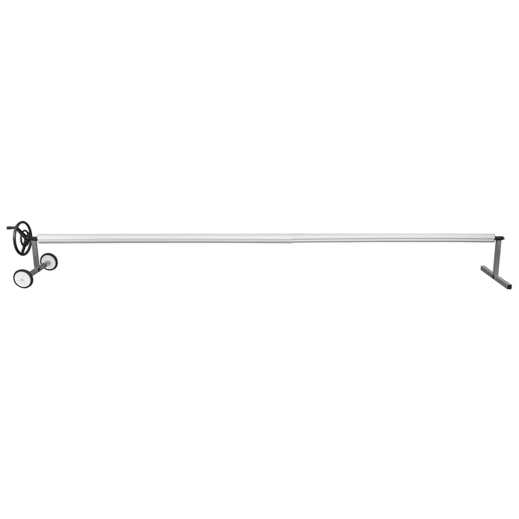 Rullo di Copertura per Piscina con Base in Acciaio Inox - homemem39
