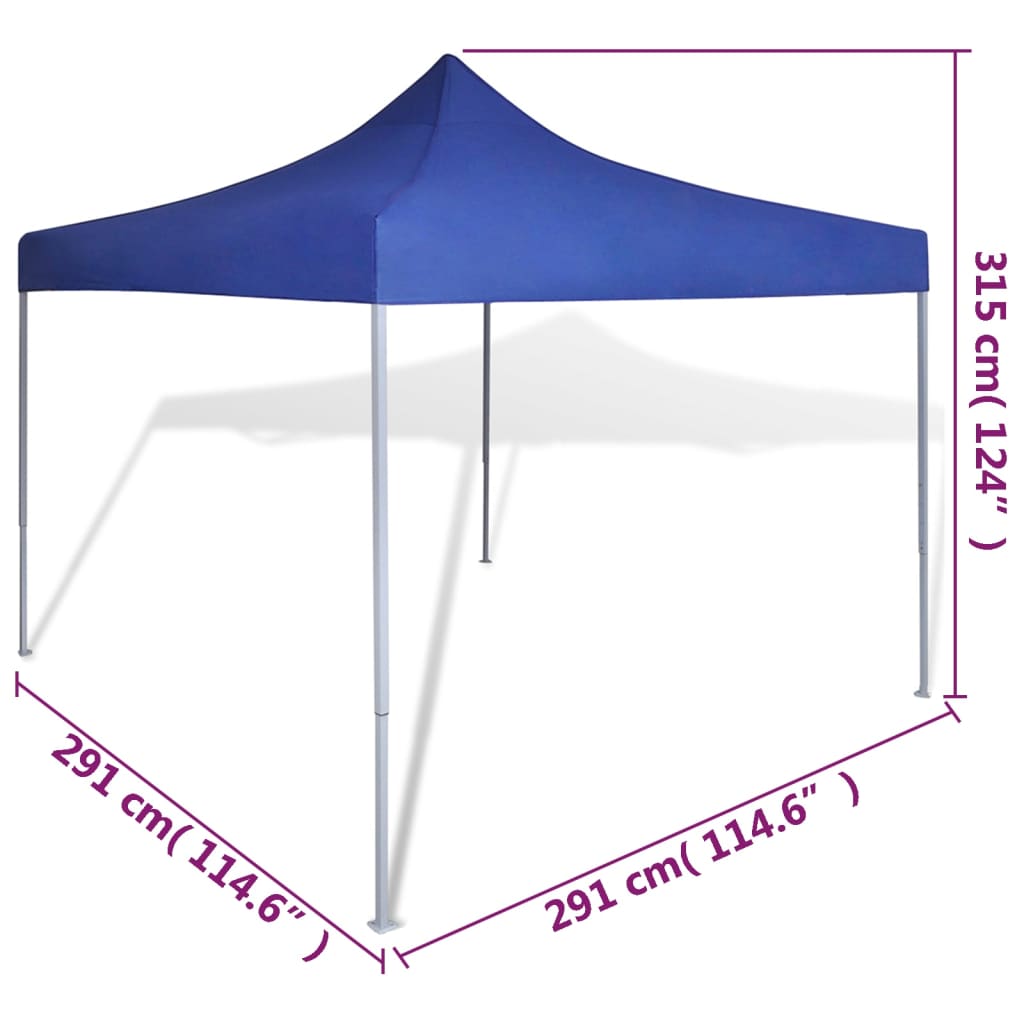 Tenda Pieghevole Blu 3 x 3 m | homemem39
