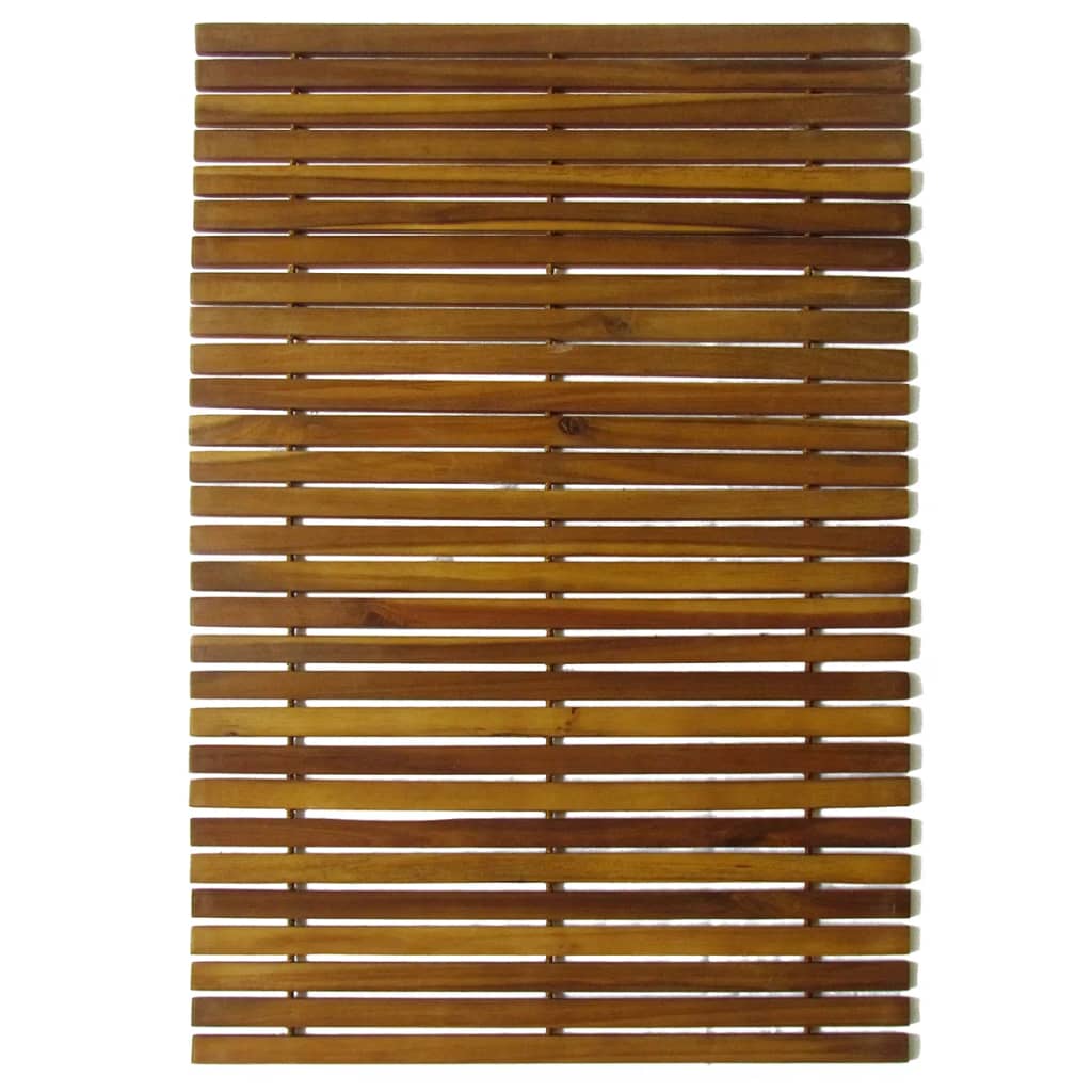 Stuoia per bagno in acacia 80 x 50 cm - homemem39