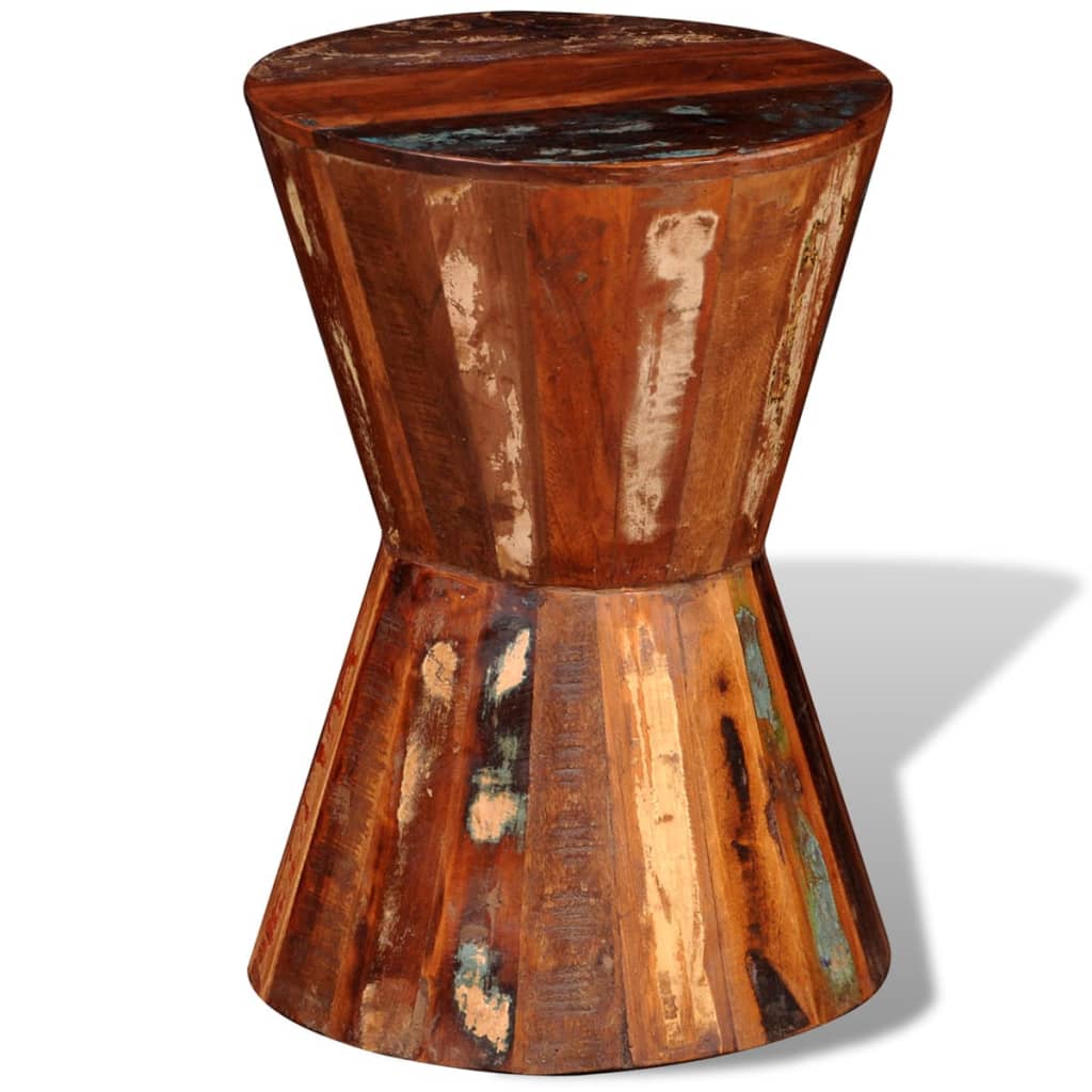 Sgabello in Legno Massello di Recupero - homemem39