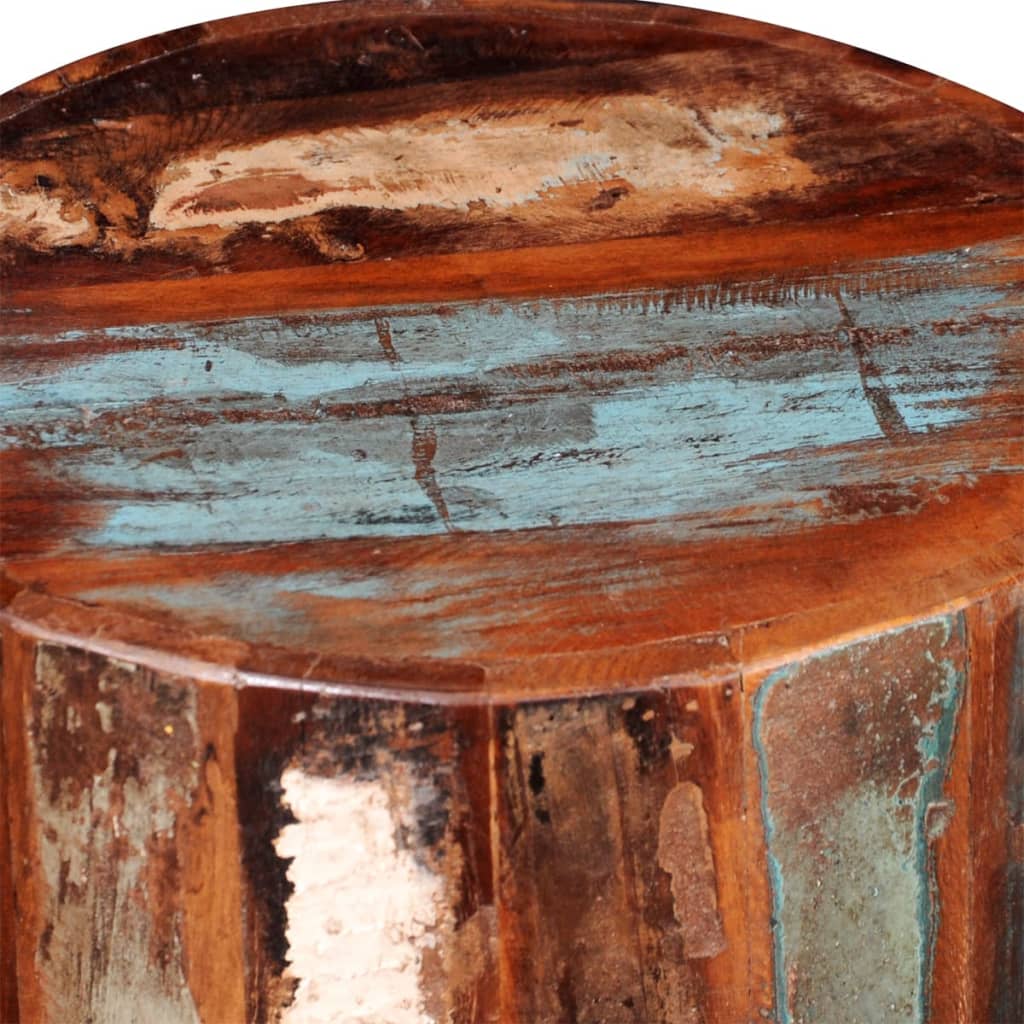 Sgabello in Legno Massello di Recupero - homemem39