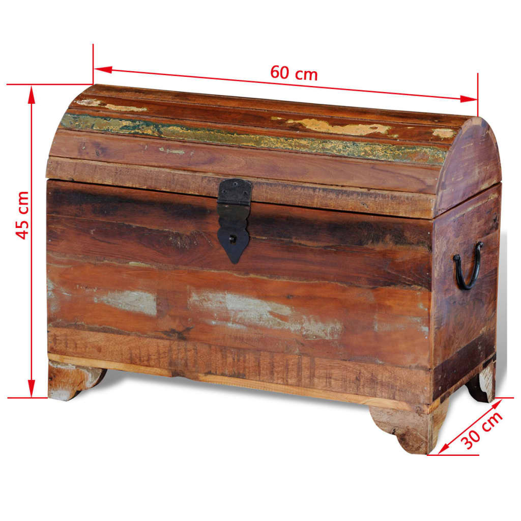 Cassa di Stoccaggio in Legno Massello di Recupero | homemem39