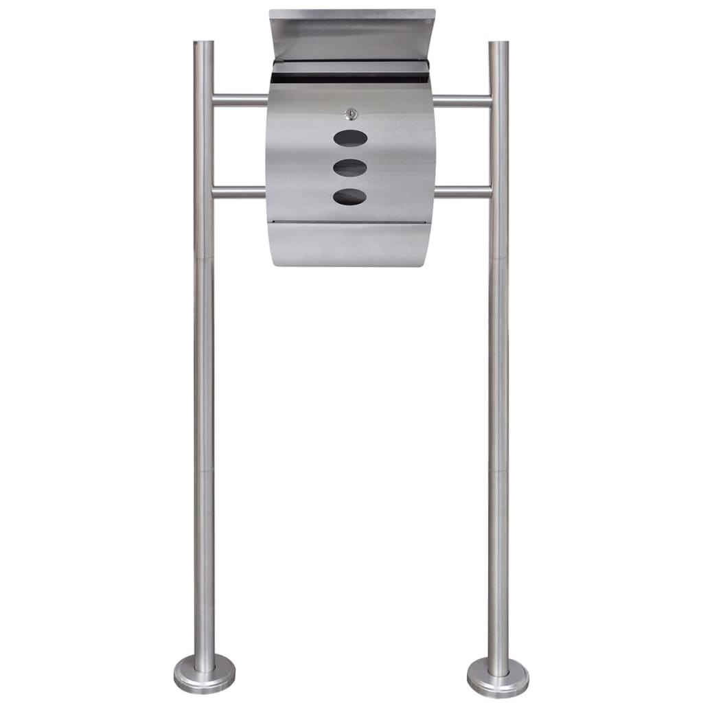 Casetta della Posta con Supporto in Acciaio Inox - homemem39