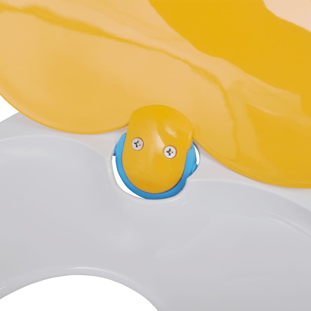 Copriwater Ammortizzato Bianco e Giallo per Adulti/Bambini | homemem39